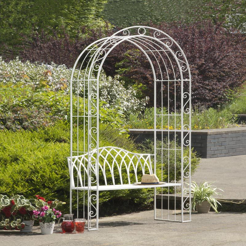 Hursley 2 Seater Garden Arbour Bench 5029936974006